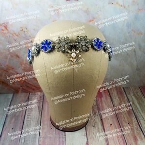 One Of A Kind Blue Crystal Headband